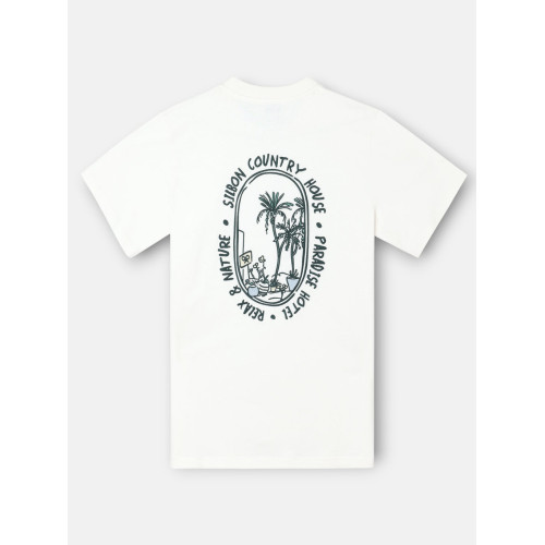 Camiseta Silbon country house crema