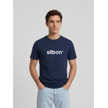 Camiseta Silbon flock azul marino