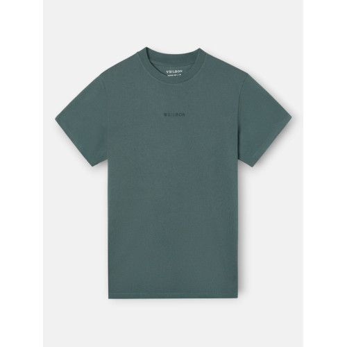 Camiseta silbon tono verde