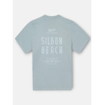 Camiseta special fit Silbon sunset party aguamarina