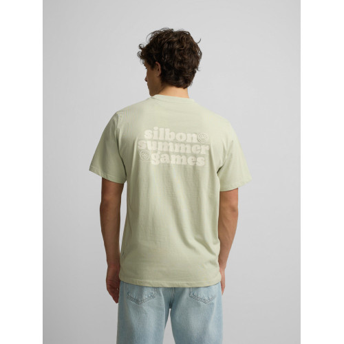 Camiseta summer games verde claro