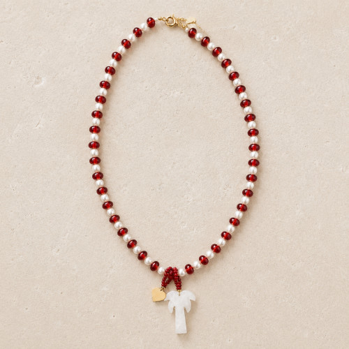 Candycane Palm Tree Necklace