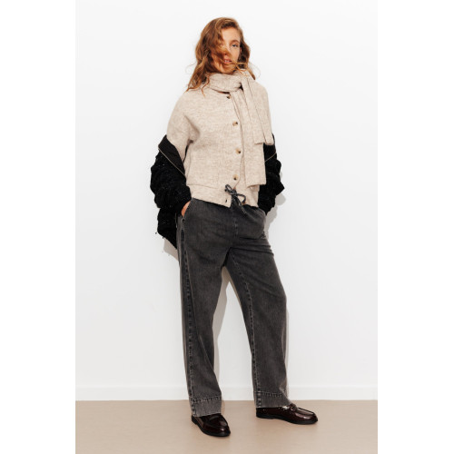 C&aacute;rdigan bufanda integrada