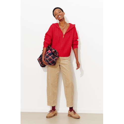 C&aacute;rdigan fluffy con capucha