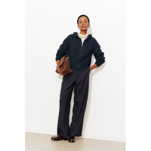 C&aacute;rdigan fluffy con capucha