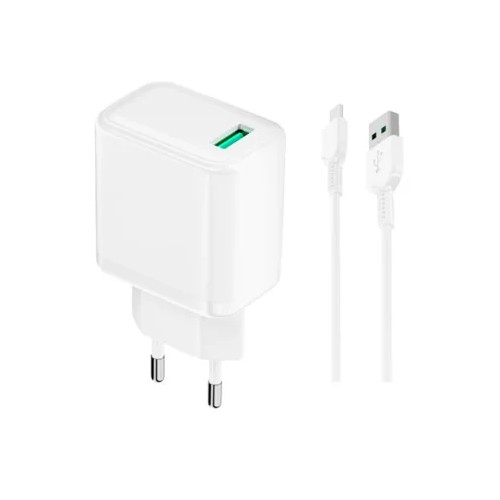 Cargador 25W USB Tipo A Tipo C USB-C Carga Rapida SLD-T73