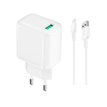 Cargador 25W USB Tipo A Tipo C USB-C Carga Rapida SLD-T73