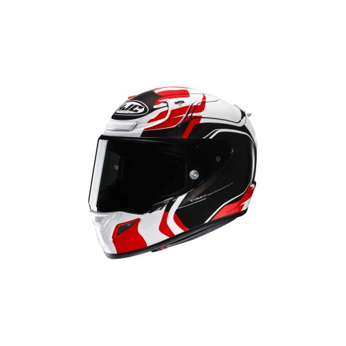 CASCO HJC RPHA 12 LAWIN MC1 BLANCO NEGRO ROJO