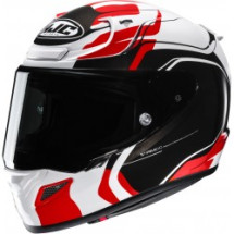 CASCO HJC RPHA 12 LAWIN MC1 BLANCO NEGRO ROJO