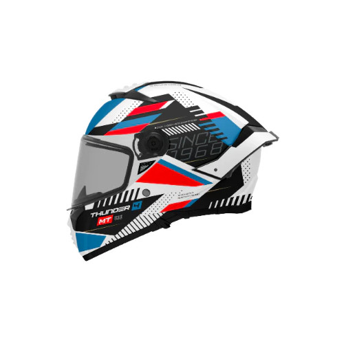 CASCO MT THUNDER 4 SV LUMINENCE A7 BLANCO NEGRO ROJO