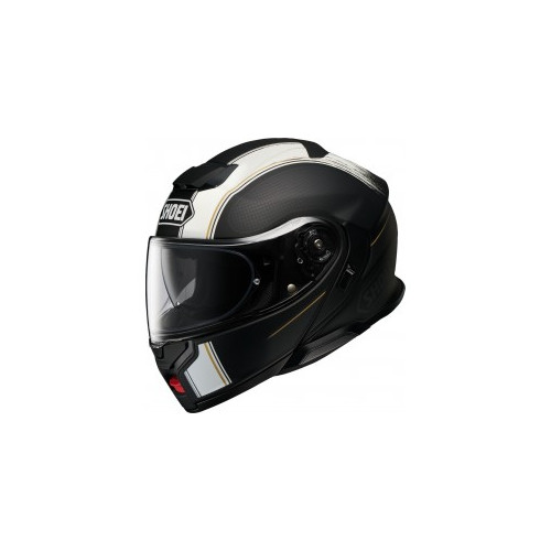 CASCO SHOEI NEOTEC 3 SATORI TC5 NEGRO MATE BLANCO DORADO