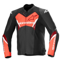 CAZADORA ALPINESTARS FASTER V3 AIRFLOW NEGRO ROJO FLUOR