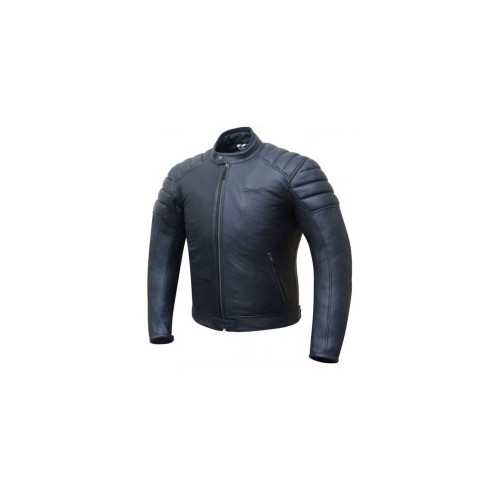 CAZADORA DE PIEL DEGEND DEEWAR NEGRO