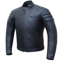 CAZADORA DE PIEL DEGEND DEEWAR NEGRO