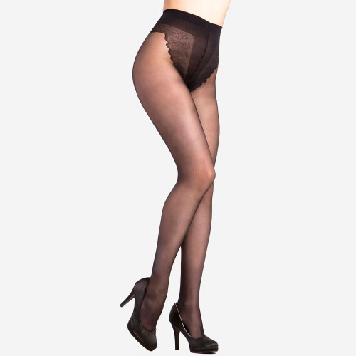 Cecilia de Rafael Panty elegantes con braga integrada de 20 deniers