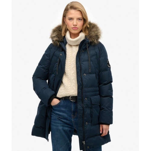 Chaqueta Acolchada Everest Microfibre con Pelo Sint&eacute;tico