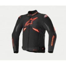 CHAQUETA ALPINESTARS T-GP R V3 DRYSTAR NEGRO ROJO FLUOR BLAN...