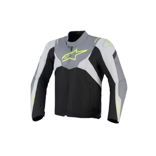 CHAQUETA ALPINESTARS T-JAWS V4 WP NEGRO GRIS CLARO GRIS OSCURO