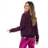 Chaqueta brillante rosa para mujer