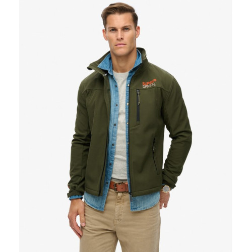 Chaqueta de ch&aacute;ndal de tejido softshell Trekker