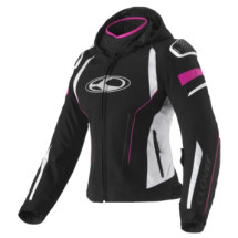 CHAQUETA CLOVER RAINBLADE-3 LADY WATERPROOF NEGRO BLANCO ROS...