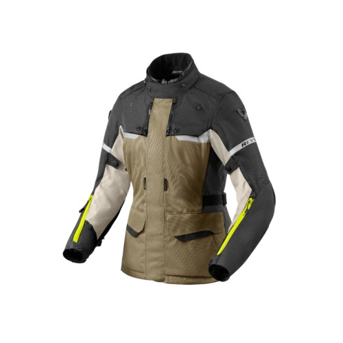 CHAQUETA REVIT OUTBACK 4 H2O LADY VERDE ANTRACITA