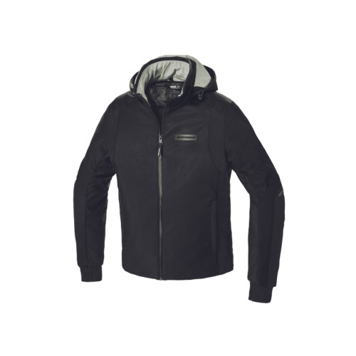 CHAQUETA SPIDI HOODIE ARMOR H2OUT NEGRO
