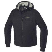 CHAQUETA SPIDI HOODIE ARMOR H2OUT NEGRO