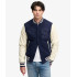 Chaqueta Varsity con Parches Vintage