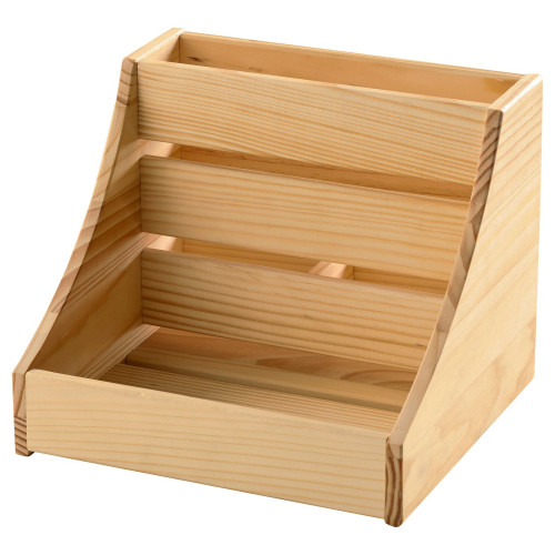 CHOKLADHAJ Organizador cocina - madera 20x18x16 cm