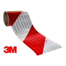 Cinta Reflectante 3M V2 Roja/Blanca Alta Visibilidad Kit 2 R...