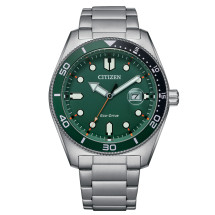 Citizen aw1768-80x esfera verde reloj hombre