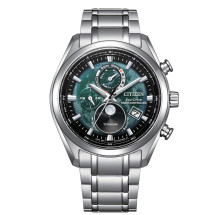Citizen BY1010-81X reloj verde radiocontrolado fase lunar ti...