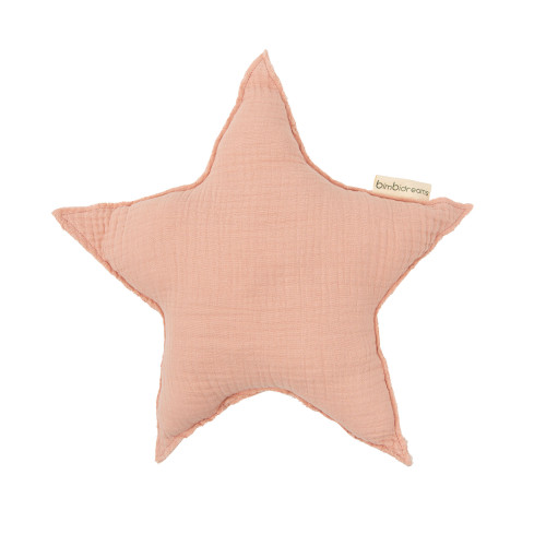 Coj&iacute;n decorativo 40x40 estrella rosa