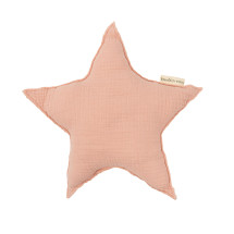 Coj&iacute;n decorativo 40x40 estrella rosa