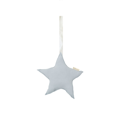 Colgador decorativo sonajero azul