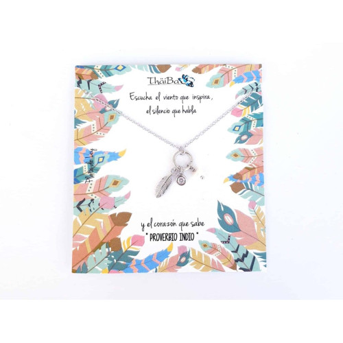 Collar indie de plata de ley