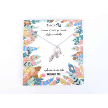 Collar indie de plata de ley