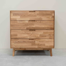 Cómoda de madera maciza de roble Escandi 1 | NordicStory