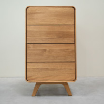 Comoda de madera maciza roble Geneva | NordicStory