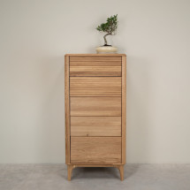 Comoda de madera maciza roble Oxford 5.1 | NordicStory