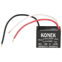 Condensador de Arranque Doble 1+0,5µF 450V AC con 3 Cables K...