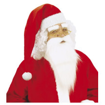 Conjunto Papa Noel. (Barba, Bigote y Cejas)