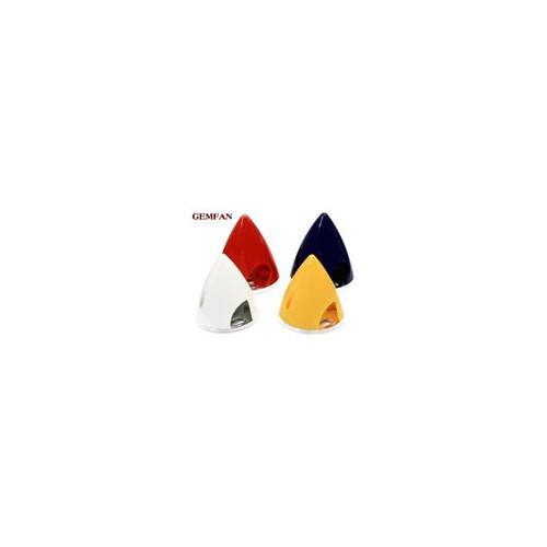 Cono con base aluminio 75mm - Amarillo