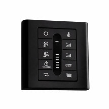 Controlador de pared ventilador LedsC4 Wall Controller negro...