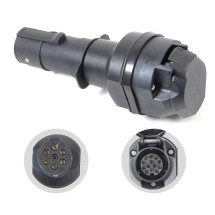 Convertidor de voltaje 24V a 12V 7P a 13P para remolques y c...
