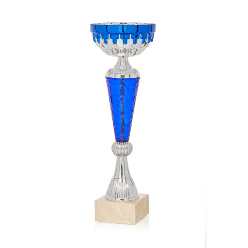 COPA PLATEADA Y AZUL
