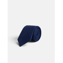 Corbata estructura azul marino