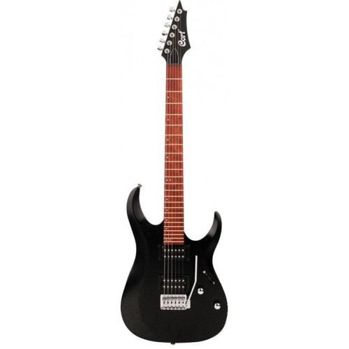 CORT X100 OPBK GUITARRA ELECTRICA OPEN PORE BLACK