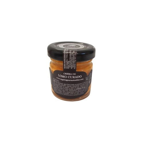 Crema de lomo curado en miniatura para eventos